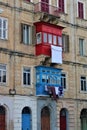 Malta, Valletta - January 2023 - Traditional architecture Royalty Free Stock Photo